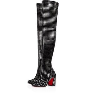 Christian Louboutin Strass Jane botta Crystal accent 9,995